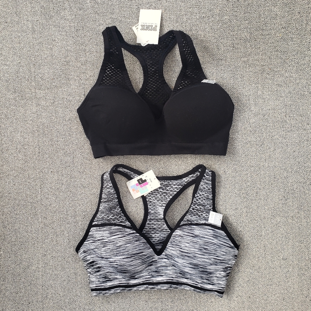 PINK Victoria's Secret Push Up Sports Bras (2)